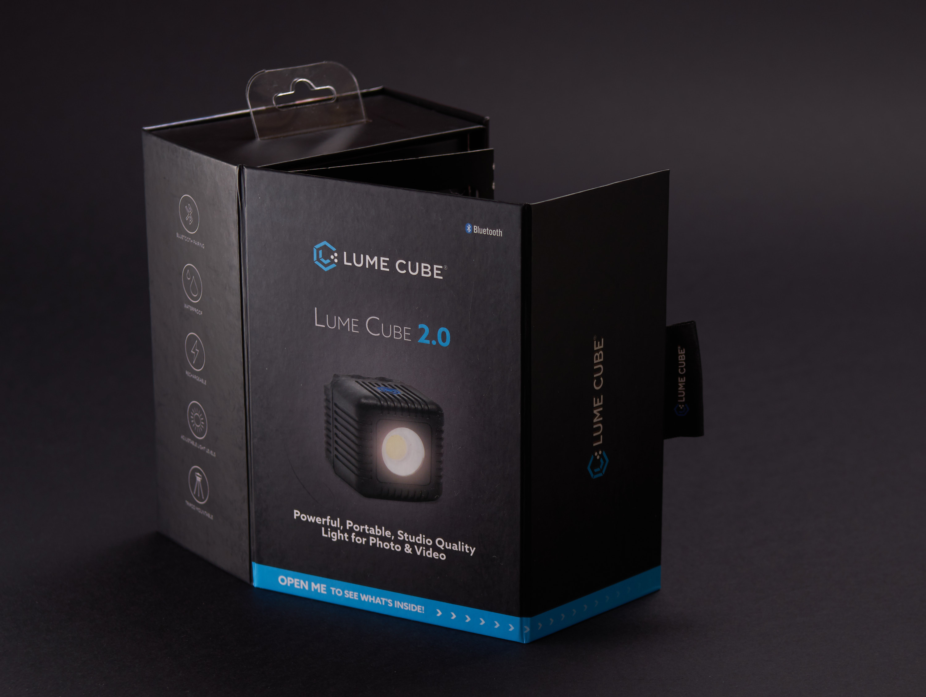 Lume Cube 2 product photography without optical slave